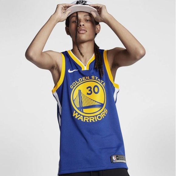 Stephen Curry Basketball Jersey Shirt Golden State Warriors ADIDAS Adult L